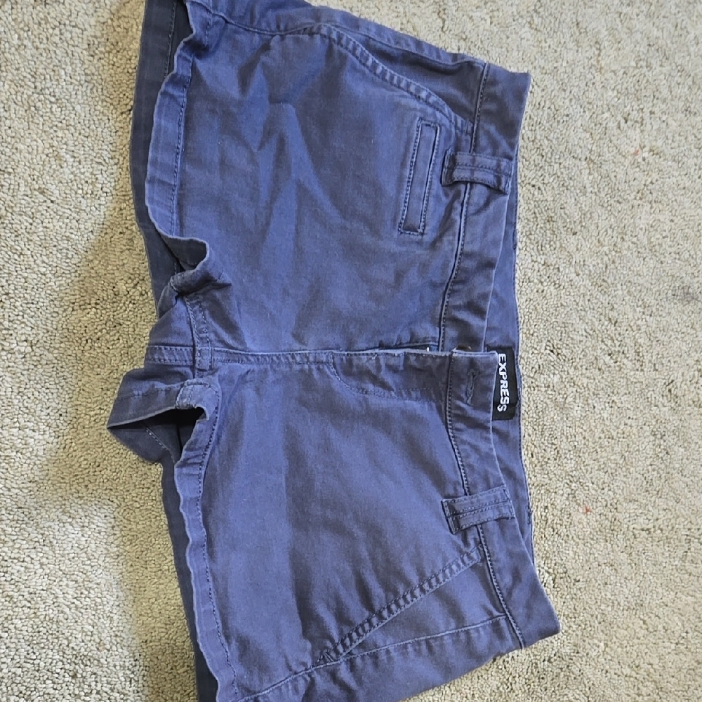Express Navy Blue Shorts
